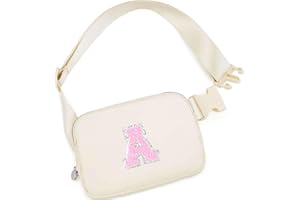 JLDLAI Birthday Gifts for 4 5 6 7 8 9 10 11 12 13 14 Year Old Girls,Cute Trendy Stuff Belt bag Fanny pack Crossbody Bags for Teens Kids Daughter Sister Her Women,Cream A
