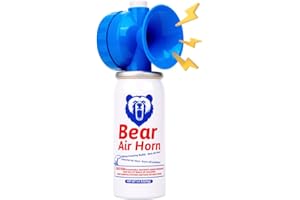 FINGIG 1.4oz Bear Horn for Self Defense, 123dB Loud Mini Air Horn, Audible Up to 1/2 Mile, Safety Air Horn for Hiking,Camping and Outdoor Protection（1.2.4）
