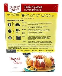 Duncan Hines Lemon Supreme Cake Mix Pack of 2