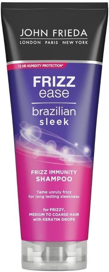 John Frieda Frizz Ease Brazilian Sleek Shampoo 250ml for Dry Hair