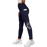 GAYHAY Fleece Lined Leggings for Women with Pockets- Water Resistant Winter Thermal Warm High Waisted Workout Tights Pants