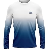 Made in USA Fishing Shirts for Men Long Sleeve Lightweight Dri Fit UPF 40+ Sun Protection Quick Dry Running Hiking Tshirts
