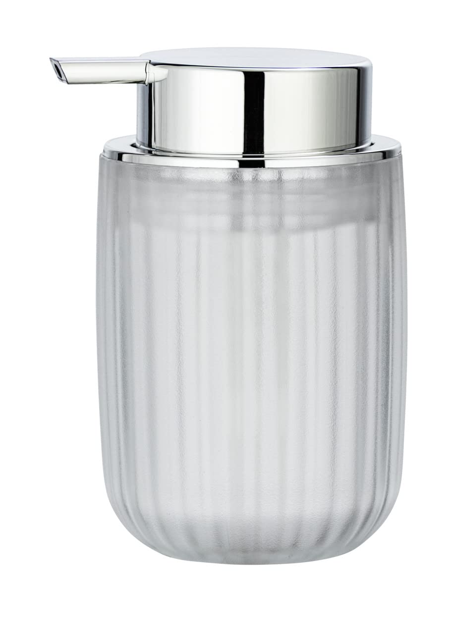 WENKO Agropoli White Soap Washing-Up Liquid Dispenser 0.25 L, 7,5 x 12,5 x 9 cm