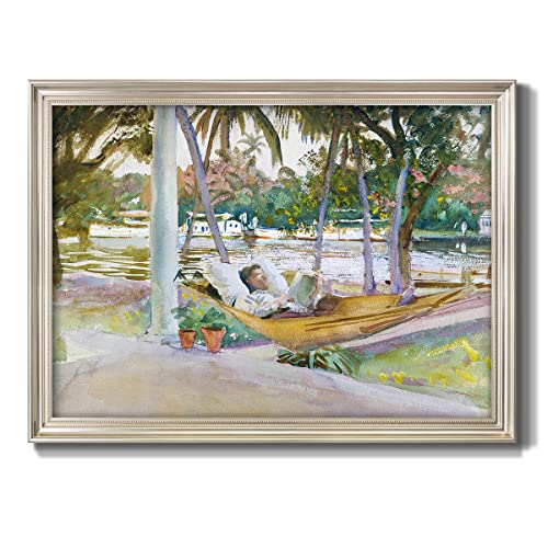 Renditions Gallery Canvas Wall Art Silver Framed Decorations Prints A Person Re…