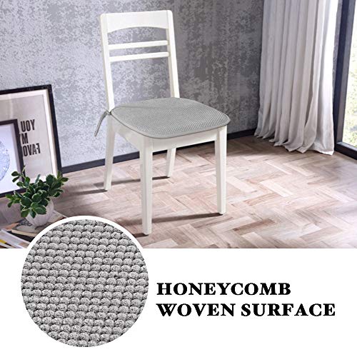 H.VERSAILTEX Premium Chair Cushions Memory Foam Chair Pads 2 Pack