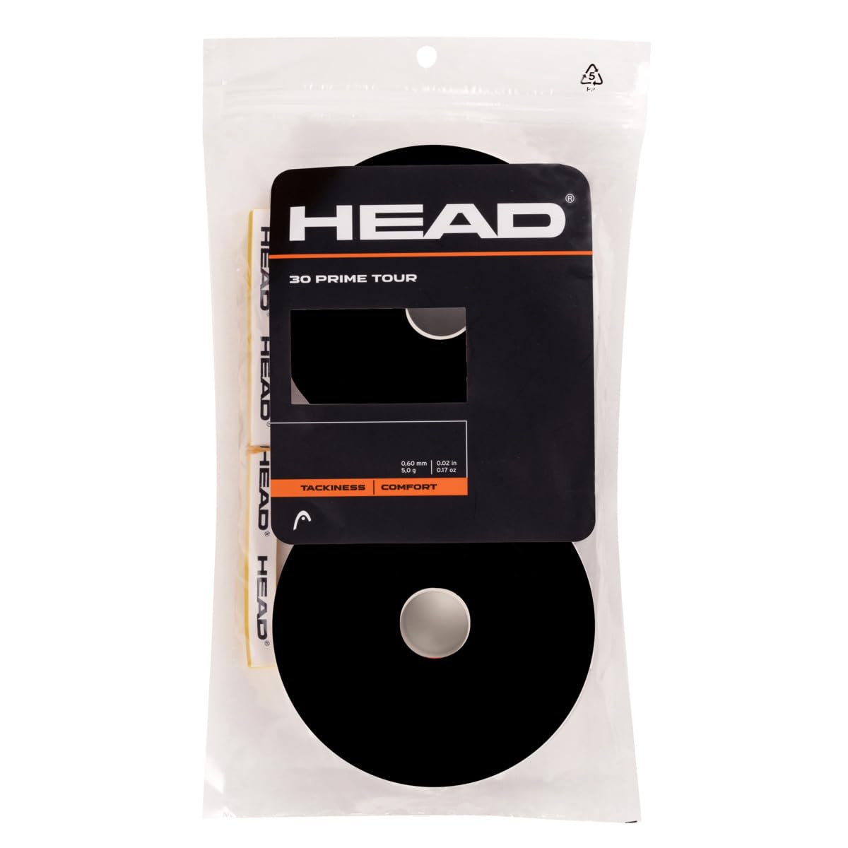 HEAD Prime Tour Overgrip 30 Pack Black — image 1