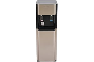 Bottom Loading Water Cooler Dispenser, 620W 110V Hot and Cold Water Dispense for 5 Gallon Bottles - Child Safety Lock, Over-T