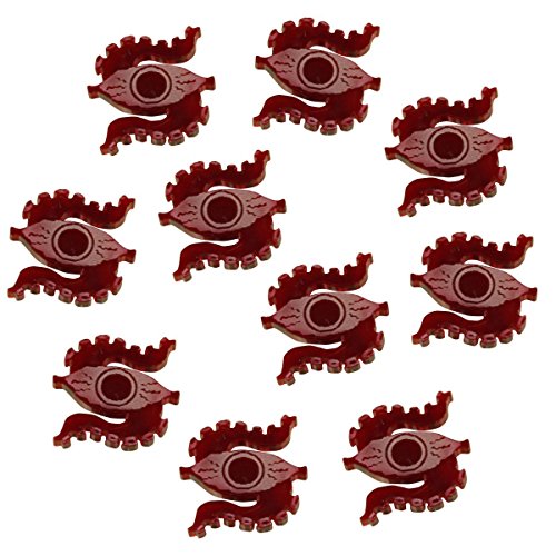 Horror Card Game, Doom Tokens, Translucent Red (10)