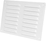 Repa Market 10 x 7.5 in White Steel Air Vent Cover with Insect Screen view 7