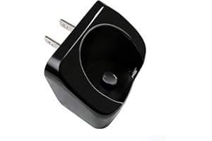 Electric Toothbrush Wall Charger fit for Braun Oral B io Series 2 3 4 5 6, Type 3757 Wireless Charging Base Plug Black