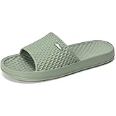 FUNKYMONKEY Men's Shower Slides - Non Slip Quick Drying Sandals for Men – Lightweight Pool Beach Bathroom Slippers Indoor Outdoor