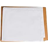 500 PCS 9.5"x 12" Clear Self-Adhesive Packing List Envelopes - Fit 8.5x11 inch Lettter - Shipping/Mailing Pouch Enclosed Bags for Packing Slips Invoice Label