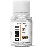CERAKOTE H-Series Ceramic Coating, High Gloss Armor Clear, 4 oz, H-300T | Oven-cure ceramic coating for metals and polymers. Part B included; corrosion, chemical, and solvent resistant.