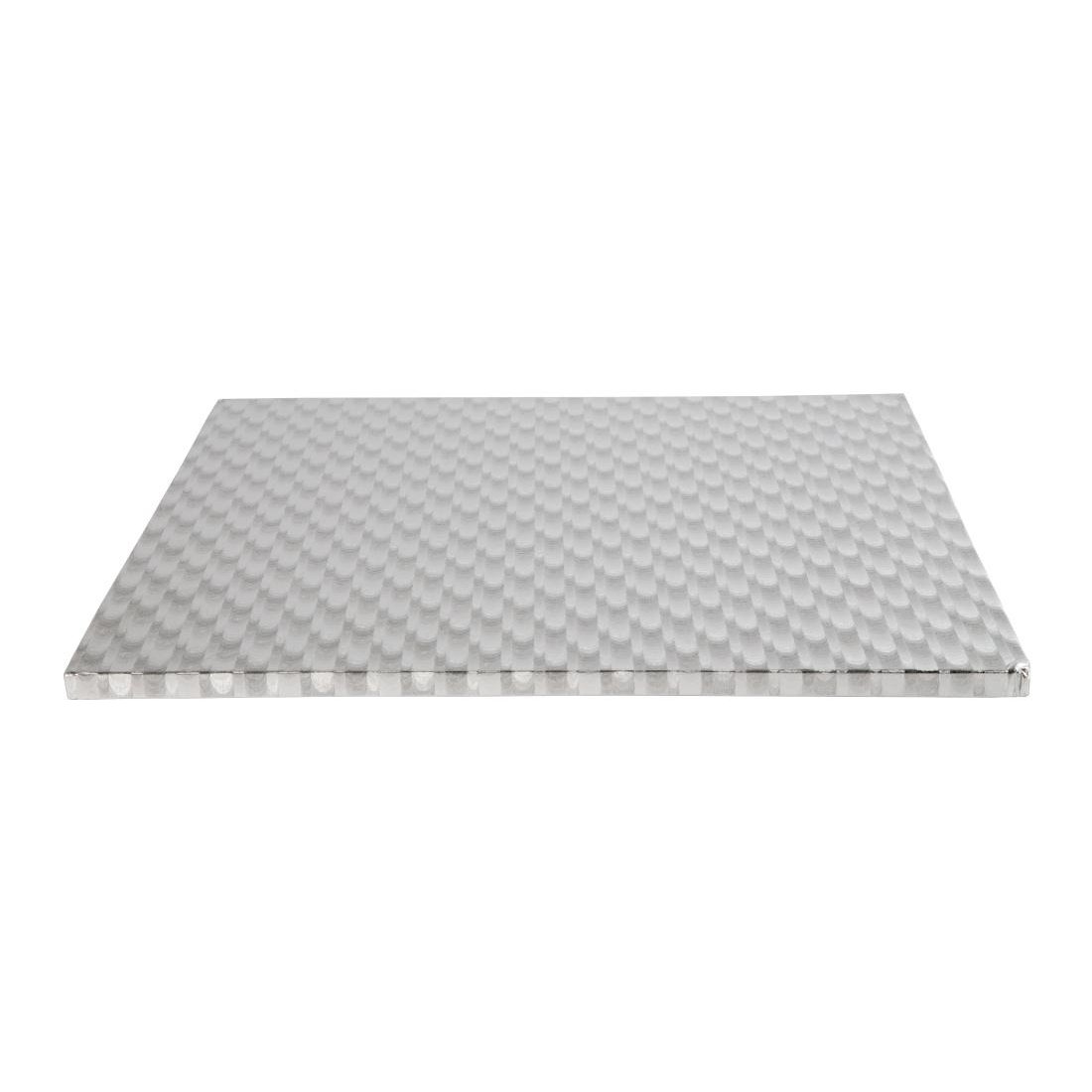 PME CBS860 Square Cake Board 14-Inch / 35 cm, 11 mm Thick, Silver — image 1