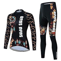 Women's Cycling Clothing Set Long Sleeve Road Bike
