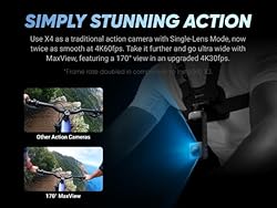 Insta360 X4 Basic Bundle-8K Waterproof 360 Action