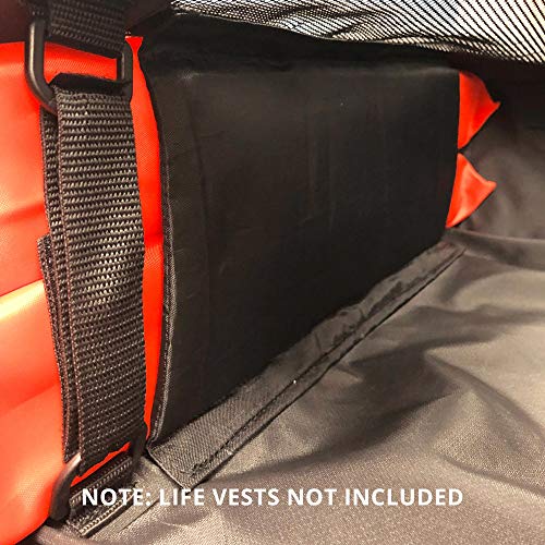 Boat Storage Bag for T-Tops and Bimini Tops Stores 6 Type II PFD Lifejackets