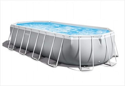 Piscine Italia Piscina Fuori Terra Intex Prism Frame Ovale 26798 610x305x122cm
