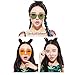 Pro Acme One Piece Design Rimless Sunglasses Ultra-Bold Colorful Mono Block (Green