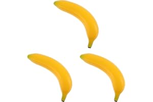 Zerodeko 3pcs Banana Shaker Instrument Boy Girl Musical Toy Material Fun Percussion for Home School Kindergarten Bright Color