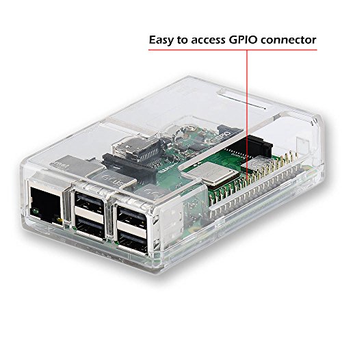 2 iUniker+Raspberry+Model+Transparent+Heatsink