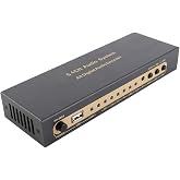 5.1CH Digital Sound Decoder, Support HDCP 2.3 2.2 1.4, Audio Extractor Converter, Multifunctional Digital Extractor