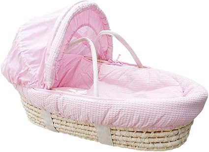 Gouo Nouveau Ne Moses Panier Bebe Sortir Du Panier De Voiture Portable Panier De Sommeil Panier De Paille Panier Pepiniere Voyage Lits Bebe Lit Berceau Amazon Fr Cuisine Maison