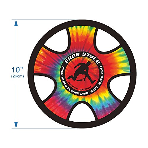 Free Style Fabric Soft Flying Disc 10" (Tie Dye)