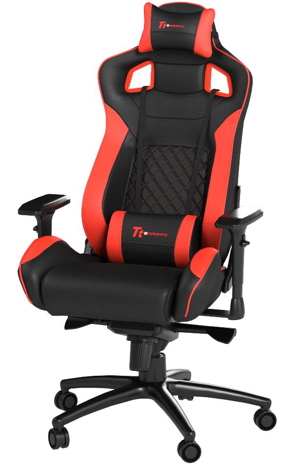 Thermaltake Tt Esports Gt Fit F100 Racing Bucket Seat Style Ergonomic Gaming Chair Black Red Amazon De Kuche Haushalt Wohnen