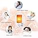 pursalt Himalayan Salt Lamp Night Light Plug in, Hand Carved Salt Rock Night Light for Bedroom Bathroom Decoration and Lighting,Pink Crystal Rock Salt Cylinder-Shaped