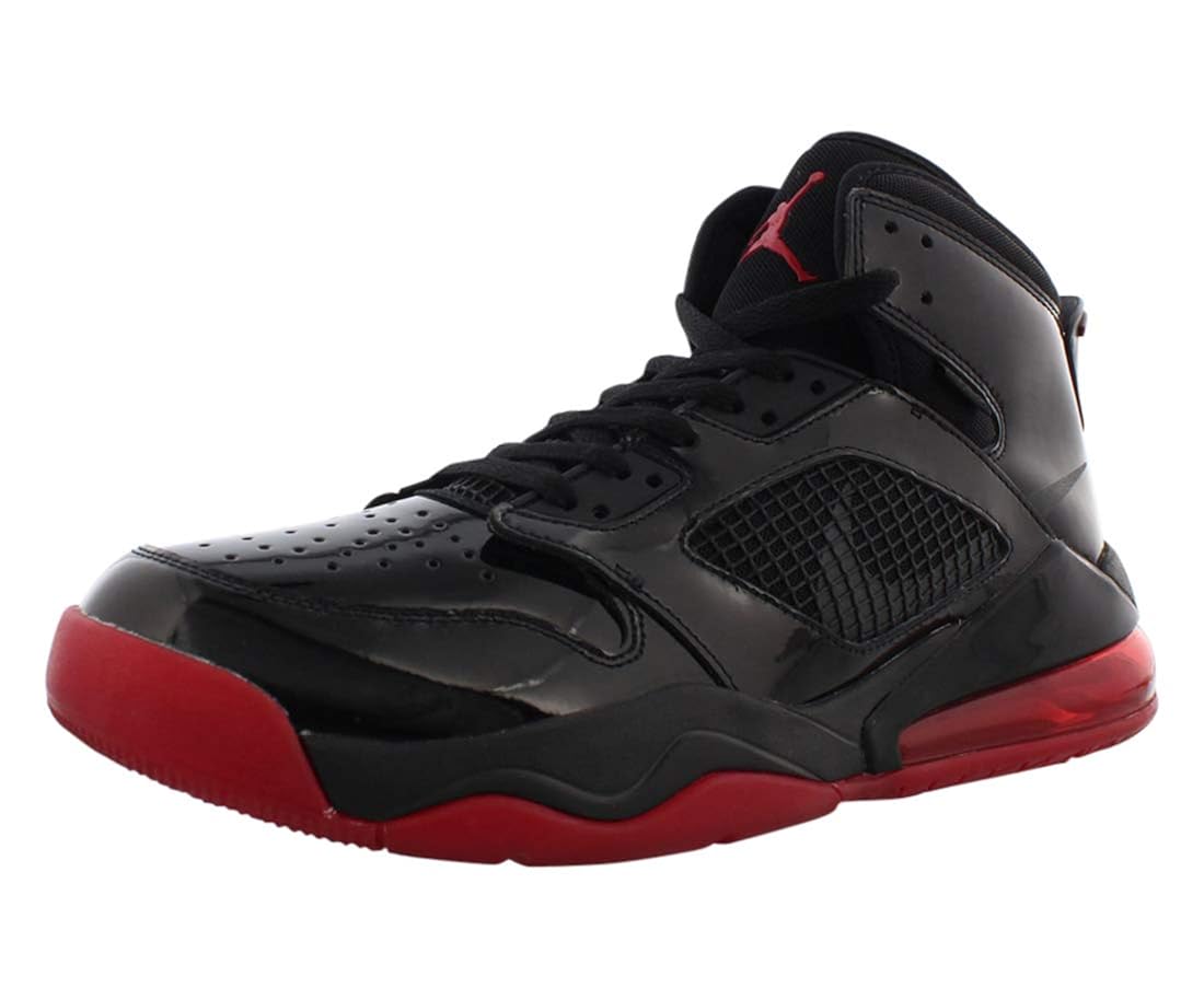 Buy Jordan Men's Black, Anthracite & Gym Red Basketball Shoe 9 UK at