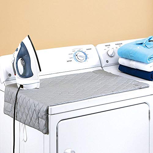 Ironing Mat Blanket,Houseables Portable Washable Waterproof Premium Cotton Magnetic Ironing Mat Blanket,Heat Resistant Pad Cover for Washer,Dryer Ironing Board Alternative Cover