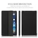 All-New Fire HD 8 2016 Case 6th Generation, Swees Slim Pu Leather Folio Flip Kidproof Protective Case with Stand for New Fire HD 8 Kids Tablet ( 6th Gen 2016 Release ) Black