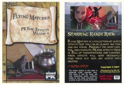 Flying Matches (PK Ring Effects Volume 4) by Randi Rain - DVD