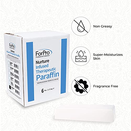 ForPro Nurture Infused Therapeutic Paraffin Wax, FragranceFree, Non