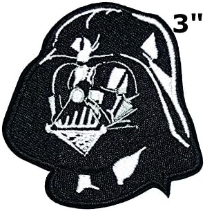 Star Wars Sith Empire Imperial Darth Vader Helmet Mask Patch Comics Sci-Fi New Han Solo Movie Embroidered Sew or Iron-on Badge DIY Appliques