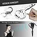 Bluetooth Headset, JOYACCESS Bluetooth Headphone Hands Free Wireless Earpiece with Dual Microphones