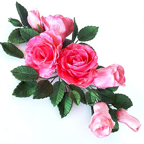 Multi Leaf Veiner Silicone Sugarpaste Icing Mold, Flower Pro by Nicholas Lodge for Cake Decorating, Crafts, Cupcakes, Sugarcraft, Candies, Cards and Clay, Food Safe Approved, Made in The UK