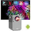 Beamer Smart Android, Artlii Play Pro WiFi Bluetooth Projector, Mini Beamer 1080p Full HD Ondersteund, Stereo Sound, 4D…