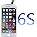 Screen Replacement for iPhone 6S White P-zone LCD Display 3D Touch Screen Digitizer with Repair Tools & Screen Protector