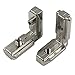 L Joint & Screws, Mergorun 3030 Series T Slot L Shape 90 Degree Inside Corner Connector Joint Bracket with Screws Used for Slot 8mm Aluminum Profiles Pack of 10