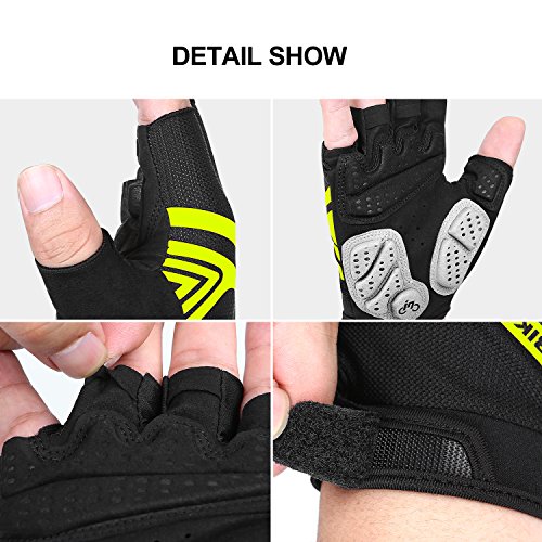image for INBIKE Mountain Bike Gloves, Cycling Gloves Half Fingers MTB DH Road R