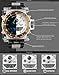 Infantry 50mm Big Face Mens Military Tactical Watch Large Digital Sports Watches for Men Heavy Duty