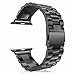 Leefrei Stainless Steel Replacement Strap Watch Band for 42mm Apple Watch Series 3 Series 2 and Series 1 - Black