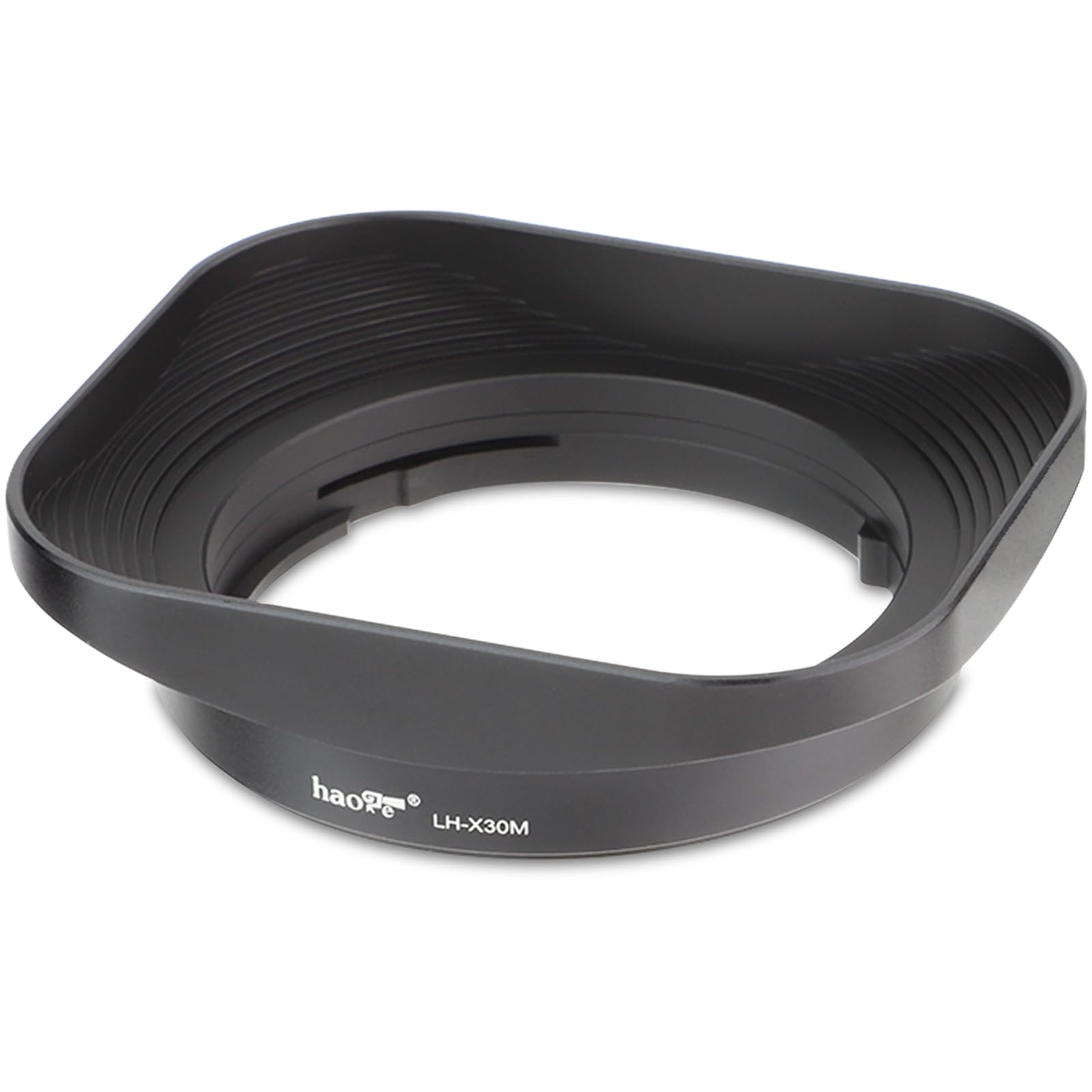 Haoge LH-X30M Metal Square Lens Hood for Fujifilm Fujinon XF 30mm F2.8 R LM WR Macro Lense Bayonet Hood