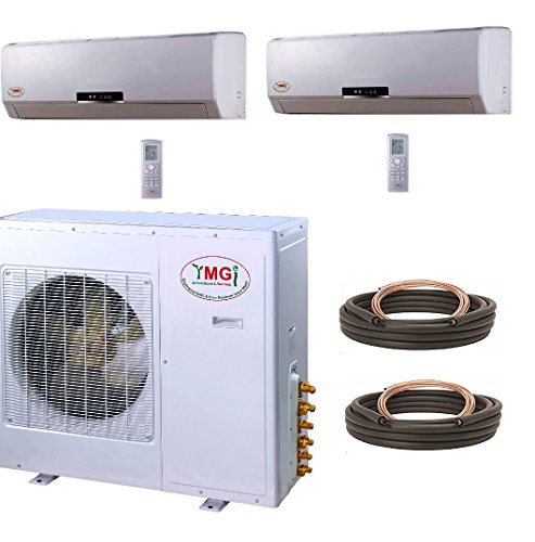 YMGI Dual Zone - 36000 BTU  3 Ton 21 SEER Wall Mounted Mini 