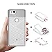 Ringke Bevel Compatible with Google Pixel 2 Grip Enhanced Diagonal Line Pattern TPU Form Fitting Drop Resistant Defense Minimalism Design Cover Google Pixel 2 Case - Clear