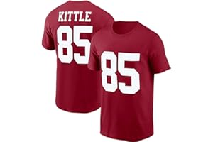 GRIDIRON GRIP George Kittle #85 San Francisco Football Cotton Shirt Jersey