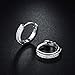Sterling Silver Small Hoop Earrings for Women 13mm Hypoallergenic Cartilage Earrings Hoop Dainty Cubic Zirconia Cuff Huggie Earrings Helix Conch Earrings
