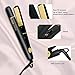 ROZIA 2 in 1 Flat Hair Straightener Ceramic 3D Floating working plate-Worldwide voltage - black
